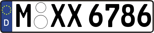 M-XX6786