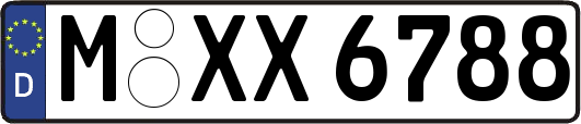 M-XX6788