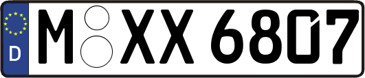 M-XX6807