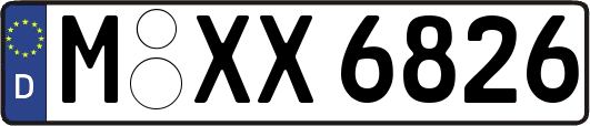M-XX6826