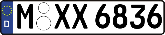 M-XX6836