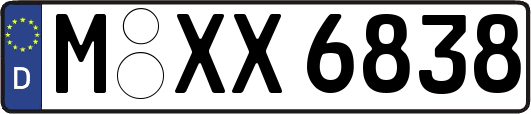 M-XX6838