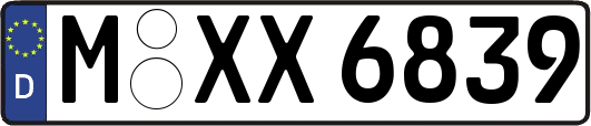 M-XX6839