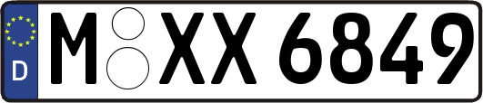 M-XX6849