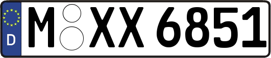 M-XX6851