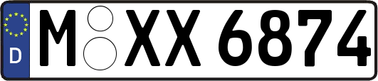 M-XX6874