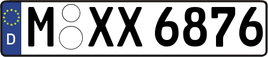 M-XX6876