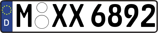 M-XX6892