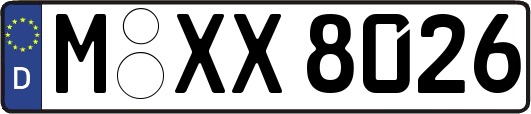 M-XX8026