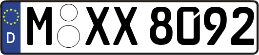 M-XX8092