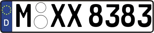 M-XX8383