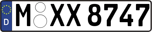 M-XX8747