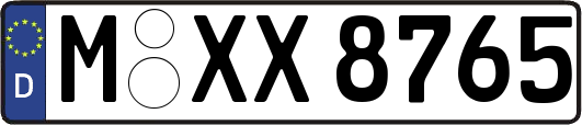 M-XX8765