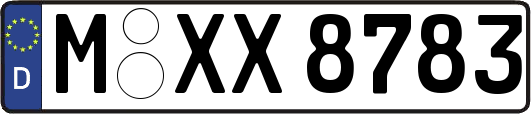 M-XX8783