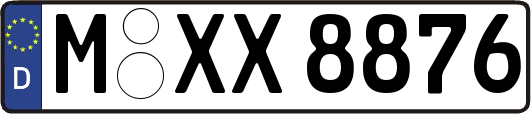 M-XX8876