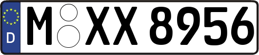 M-XX8956