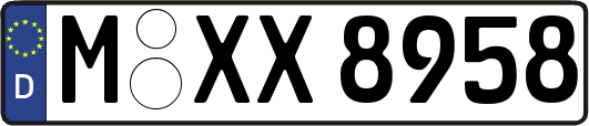 M-XX8958
