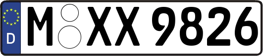M-XX9826