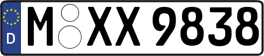 M-XX9838
