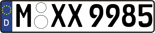 M-XX9985