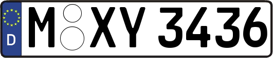 M-XY3436
