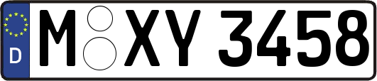 M-XY3458