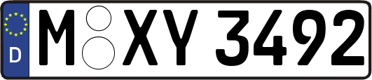 M-XY3492