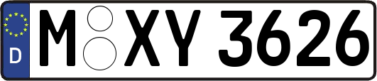 M-XY3626