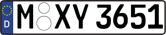 M-XY3651