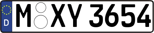 M-XY3654