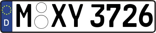 M-XY3726