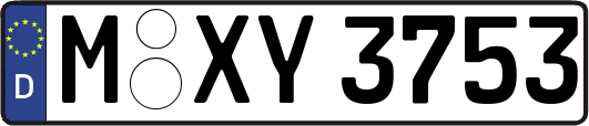 M-XY3753