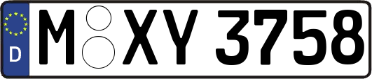 M-XY3758