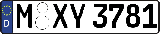 M-XY3781