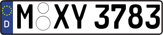 M-XY3783