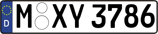M-XY3786