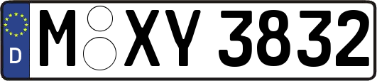 M-XY3832