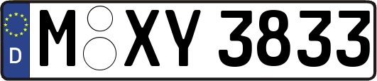 M-XY3833