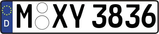 M-XY3836