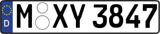 M-XY3847