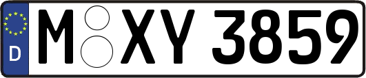 M-XY3859