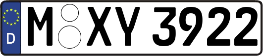 M-XY3922