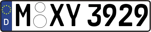 M-XY3929