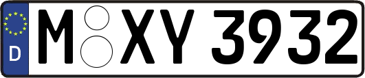 M-XY3932