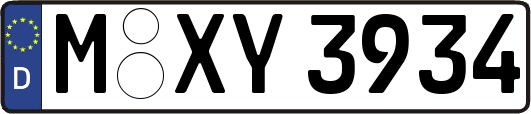 M-XY3934
