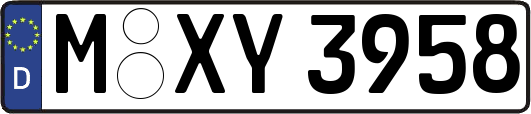 M-XY3958