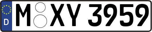 M-XY3959