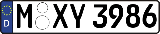 M-XY3986