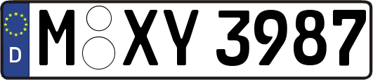 M-XY3987