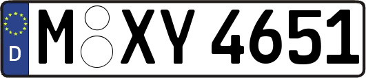 M-XY4651